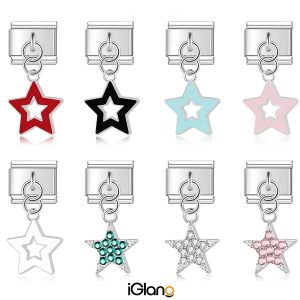 Glaze Star Shiny CZ Charm
