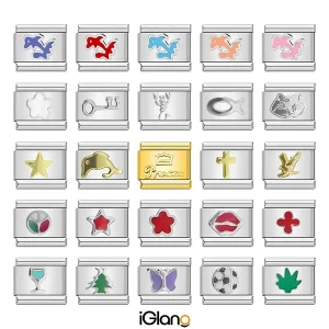 Butterfly Dolphin Cross Flower Star Charm