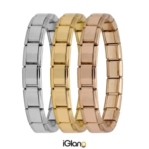Gelang Italian Charm Bracelet Stainless Steel