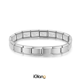 Gelang Italian Charm Bracelet Silver Polos