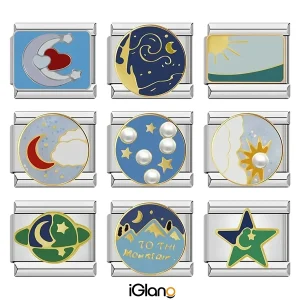 Star Rainbow Landscape Charm
