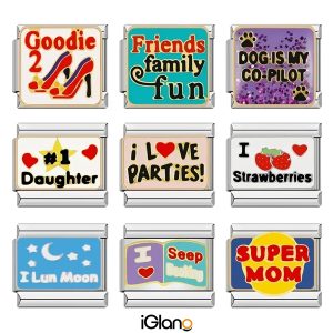 Super Mom Daughter Friends Charm