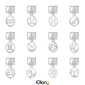Cutting Polishing 12 Constellation Charm