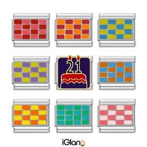 Colors 21st Birthday Charm