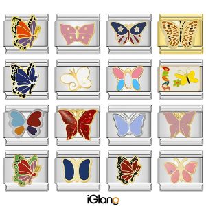 Glaze Butterfly Charm