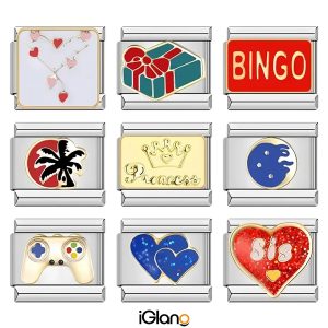 Bingo Princess Heart Charm