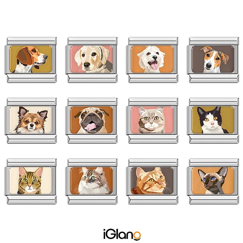 Animals Cat Dog Italian Charm