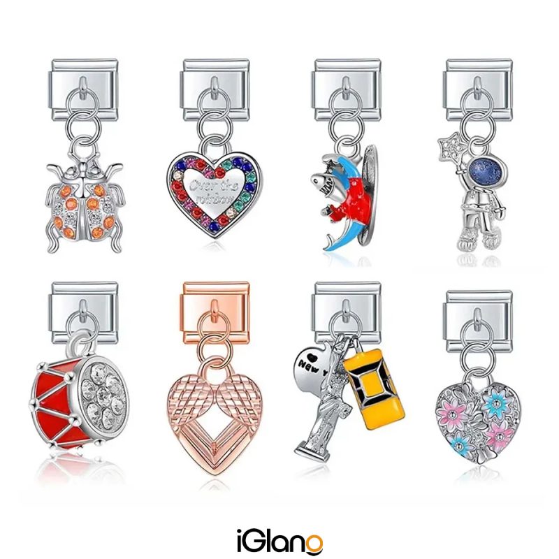 Heart Butterfly Beetles Astronauts Shark Charm