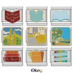 Beautiful Book Scenery Charms