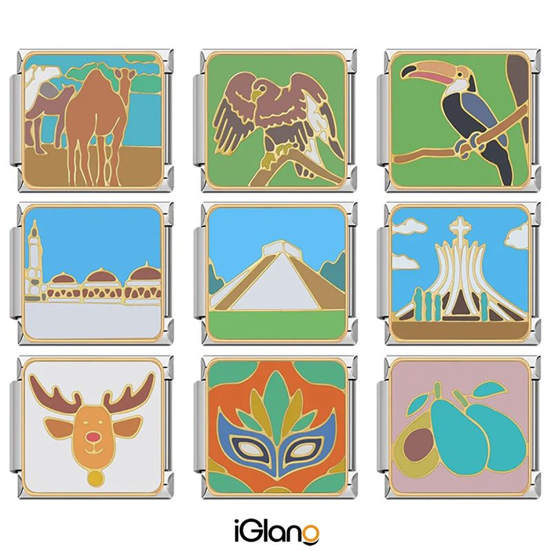 Camel Mask Owl Avocado Italian Charm