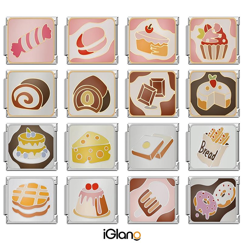 Colourful Bread Cake Italian Charms