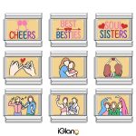 Forever Friendship Cheers Italian Charm