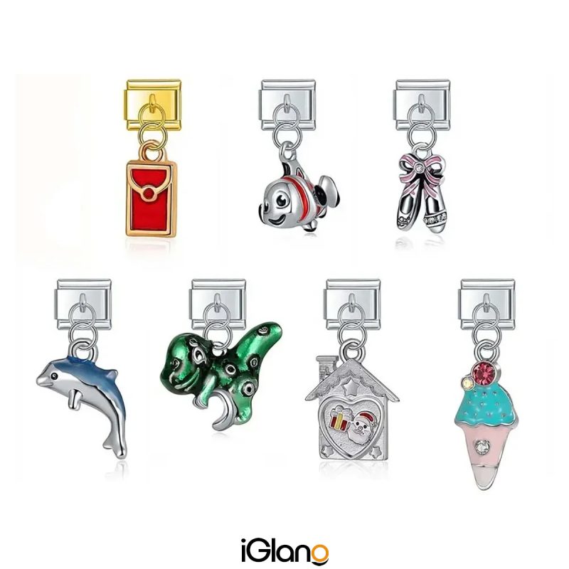 Dinosaur Dolphins Ice Cream House Dolphins Charm