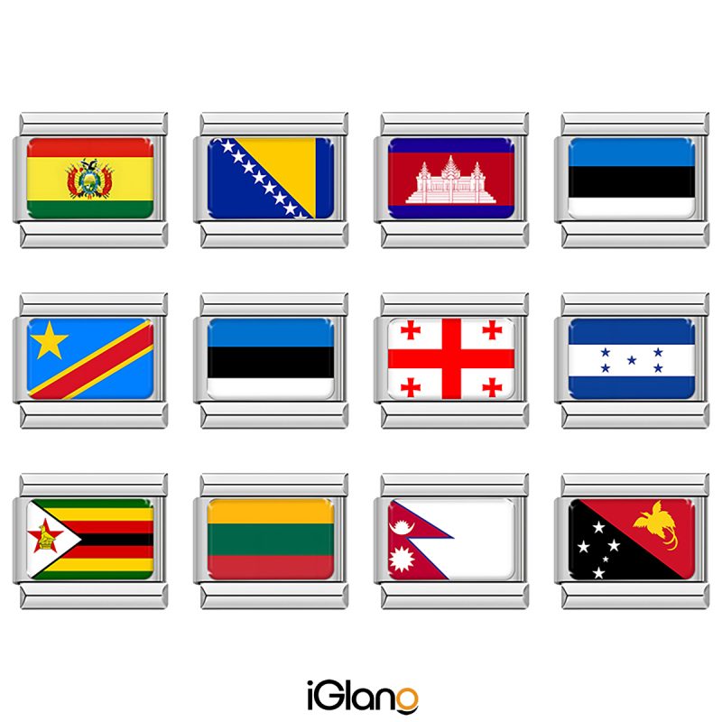 National Flag Italian Charm