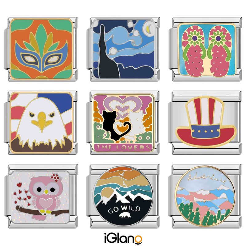 Colors Glaze Flower Nana Aircraft Charm