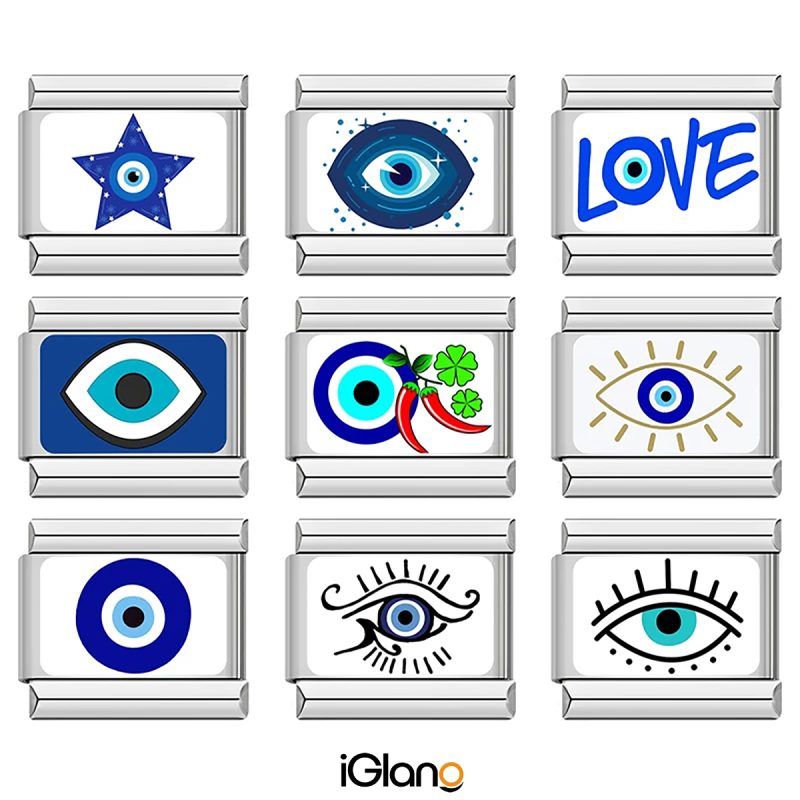 Star Love Eyes Italian Charm Bracelet